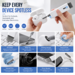 Portable Cleaning Brush Kit with Hidden Storage - Image 2